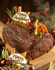 Chocolate Hazelnut Crunch Yule Log