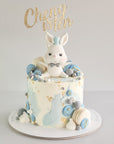 Watercolour Bunny Cake