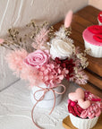 Pink Hearts Cupcakes