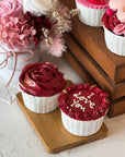 Red Rose Cupcakes