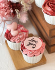 Pink Hearts Cupcakes