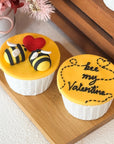 Bee My Valentine Cupcakes