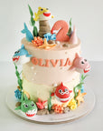 Baby Shark Family Cake